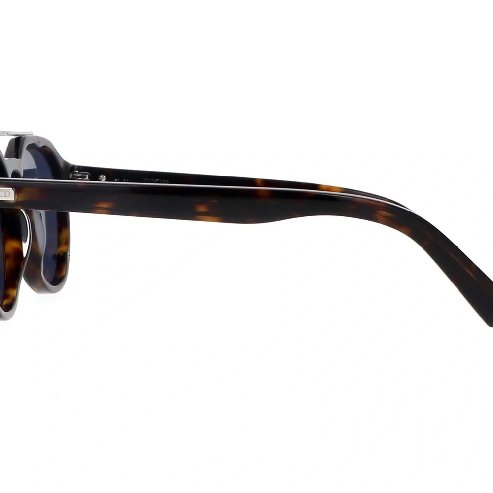 Dior Blacksuit RI Men’s Sunglasses - Tortoise Brown with Blue lenses - Picture 3 of 7